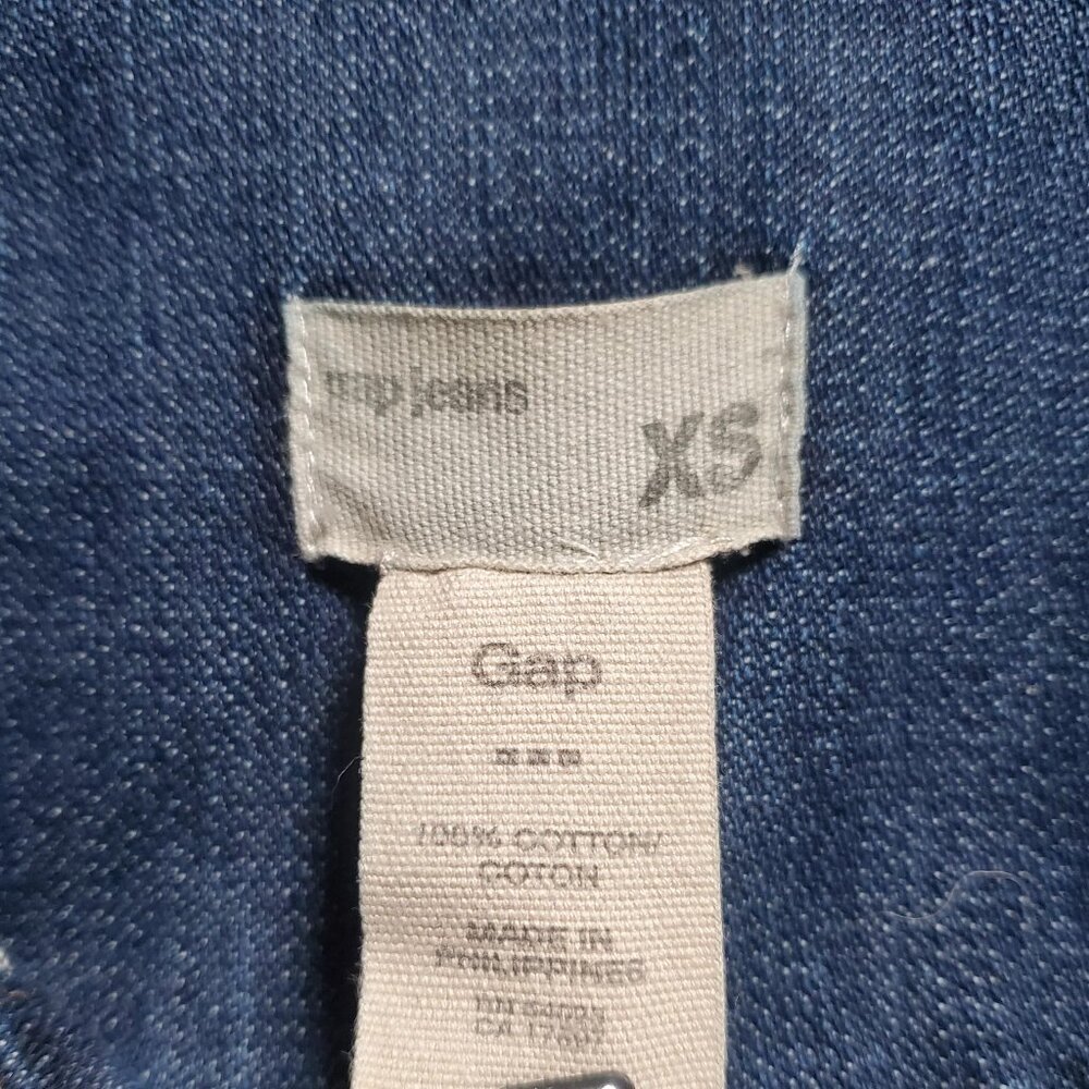 Gap Jeans Dark Denim Trucker Jacket From Fall 2012 Sz XS - Picture 3 of 16